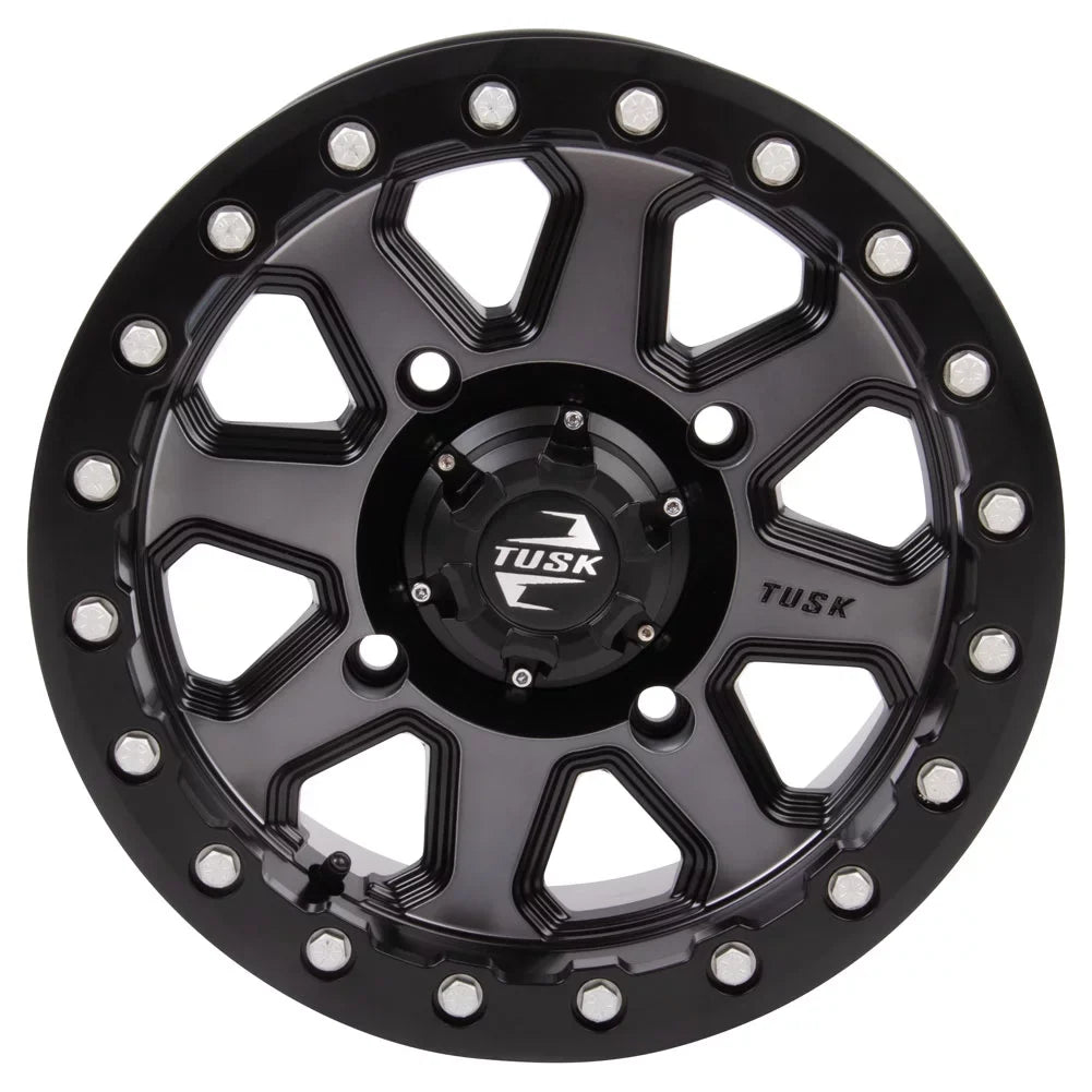 R-Spec 1000 Rmax Wolverine 14X7 Tusk 2022 Gunmetal/black 3.0 For Beadlock Uinta 4/156 Wheel Yamaha + Pack) (4 4.0 4