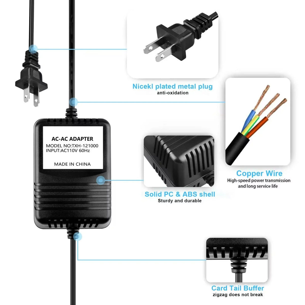Cord Speakers CJP-Geek 02320V Supply Mains Power Harman compatible with Adapter PSU Kardon AC Charger