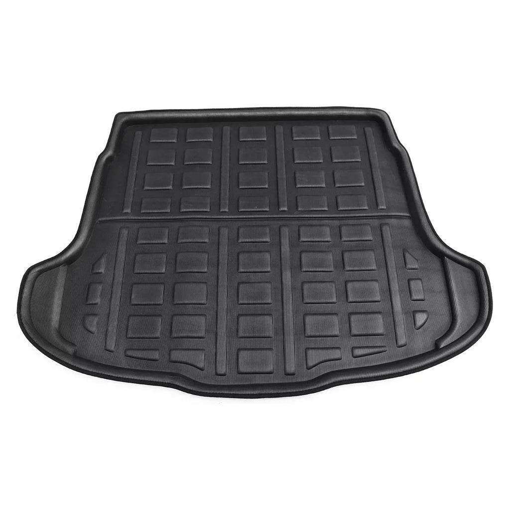 Black 1pcs Floor Waterproof Cargo Trunk CRV Weather, Boot Rear Honda Mat 2007-2011 Liner for CR-V All Tray