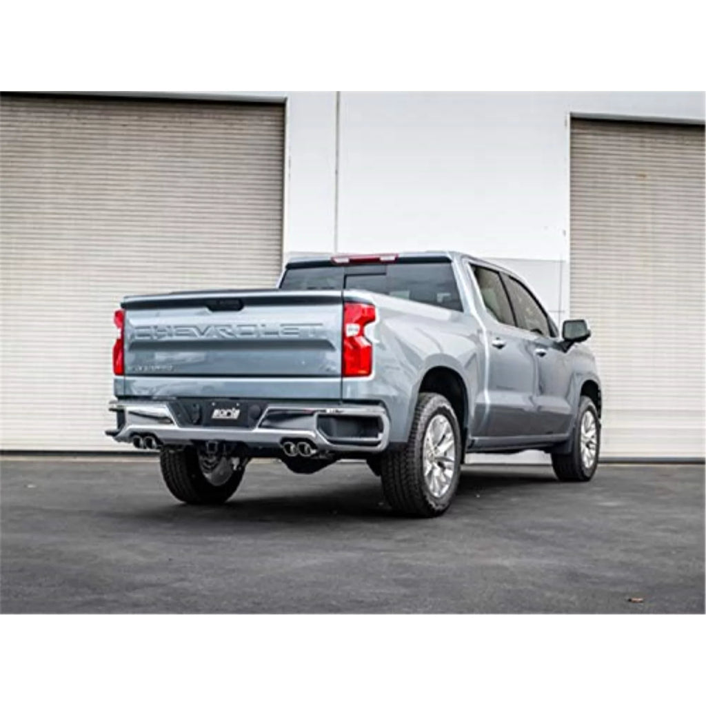 Exhaust Rear 140782 Silverdo Sierra 6 SS Quad 1500 Borla System Cat-Back & with 2019 Exit for