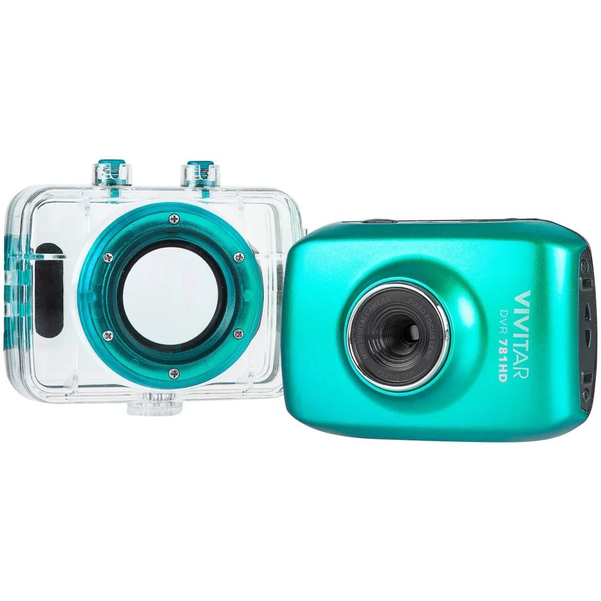 5.1MP 720P Teal Vivitar CAMCORDER ACTION