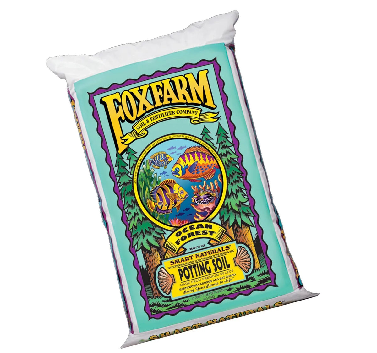 Bags 1.5 Forest pH, 6.3-6.8 Ocean Foxfarm Cubic Garden Soil Potting Feet, 9 Pack