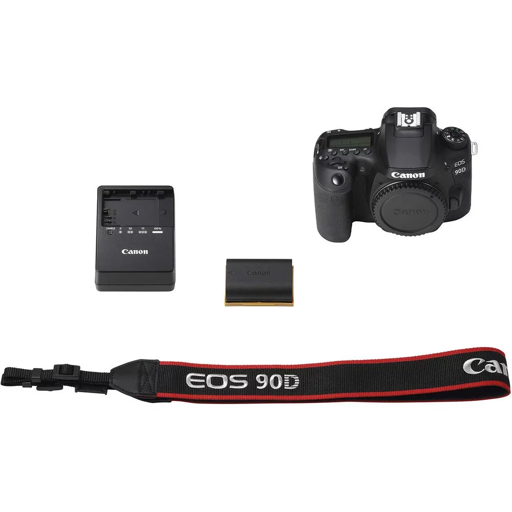 EOS Canon 55-250mm, - Triple Case, Padded 90D EF-S Canon EF-S 10-18mm, Memory Camera More and Set Soft Canon DSLR Lens With Sigma 18-35mm, Card,