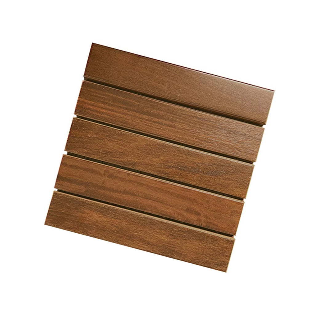 Outside Flooring for Indoor Deck Flooring Walkway Balcony Garden Puzzle Flooring Interlocking Tiles Wooden Balcony Interlocking Outdoor