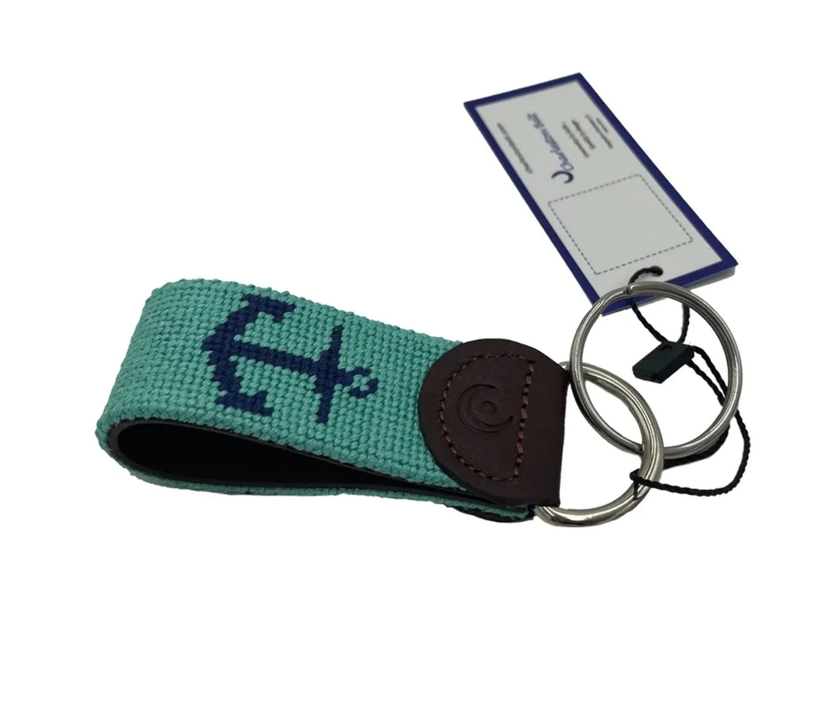 Nautical Wheel Fob Key and Anchor -