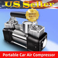 Quick Inflation Portable Compressor 12V Pump Jahy2Tech Assistance 280W Roadside Electric Black Air