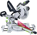 Lock, Bag, Wings, Carbide-Tipped Amp 15 60T Brake, Extension and Electric Blade 10" Dust with Laser Light, Saw Genesis Compound Miter Spindle Sliding GMSDR1015LC