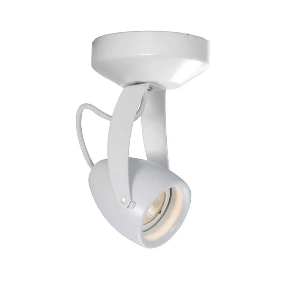 3500K White White, WAC Impulse - Lucio Spot Lighting MO-LED810S-835-WT 810 Mono