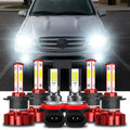 Light Headlight Hyundai Fog Bulbs 2017 Tucson Kit Combo For 2018 6pcs 2016 LED