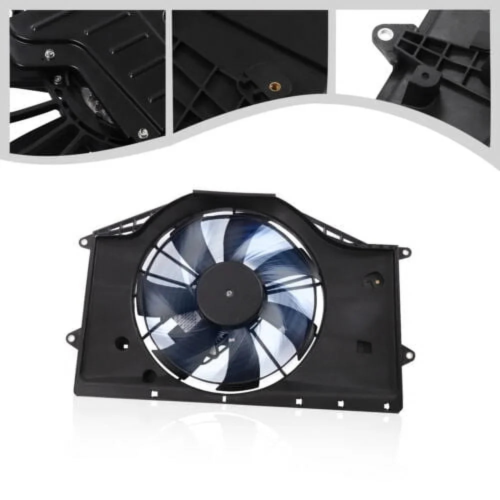 For 2018 2017 Assembly Cooling 1.5L Radiator 2019 2020 Honda Civic 2016 12V Fan