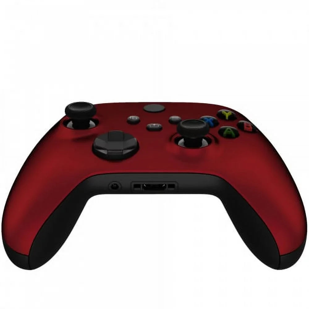 LED X White Xbox With Fire Touch Soft Rapid Modded Red Controller Custom