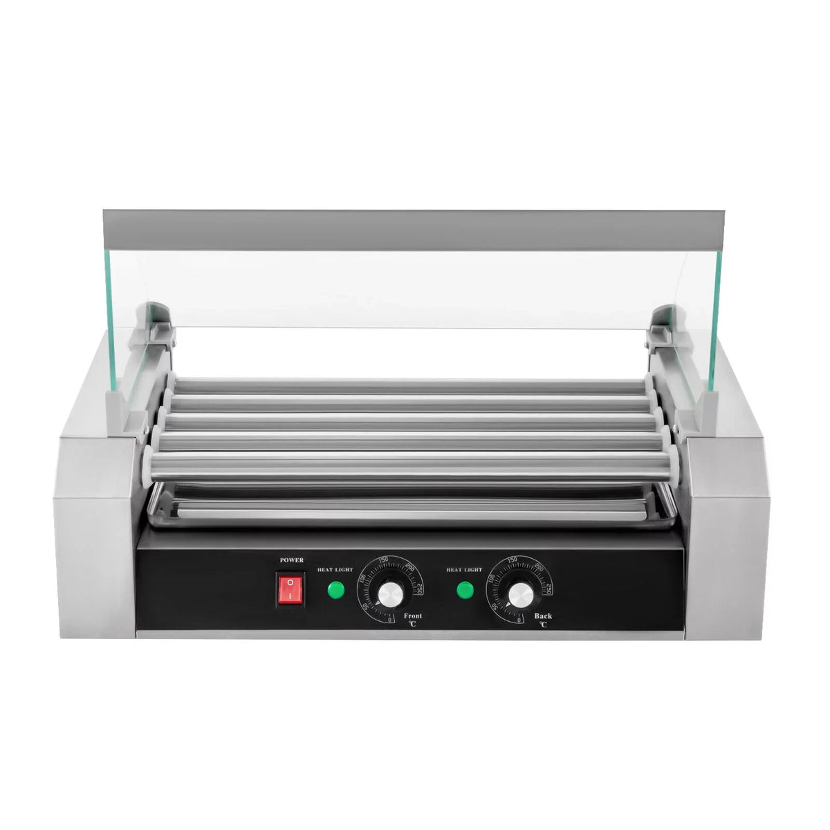 Rollers Stainless Dog 0-250℃ Machine Grilling W/5 110V 12-Hot Set DENEST Sausage Holds