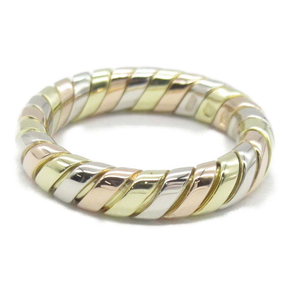 Pre-Owned BVLGARI (Yellow Ring (Good) Gold Gold) Gold Gold) K18PG(Rose Tubogas ring K18