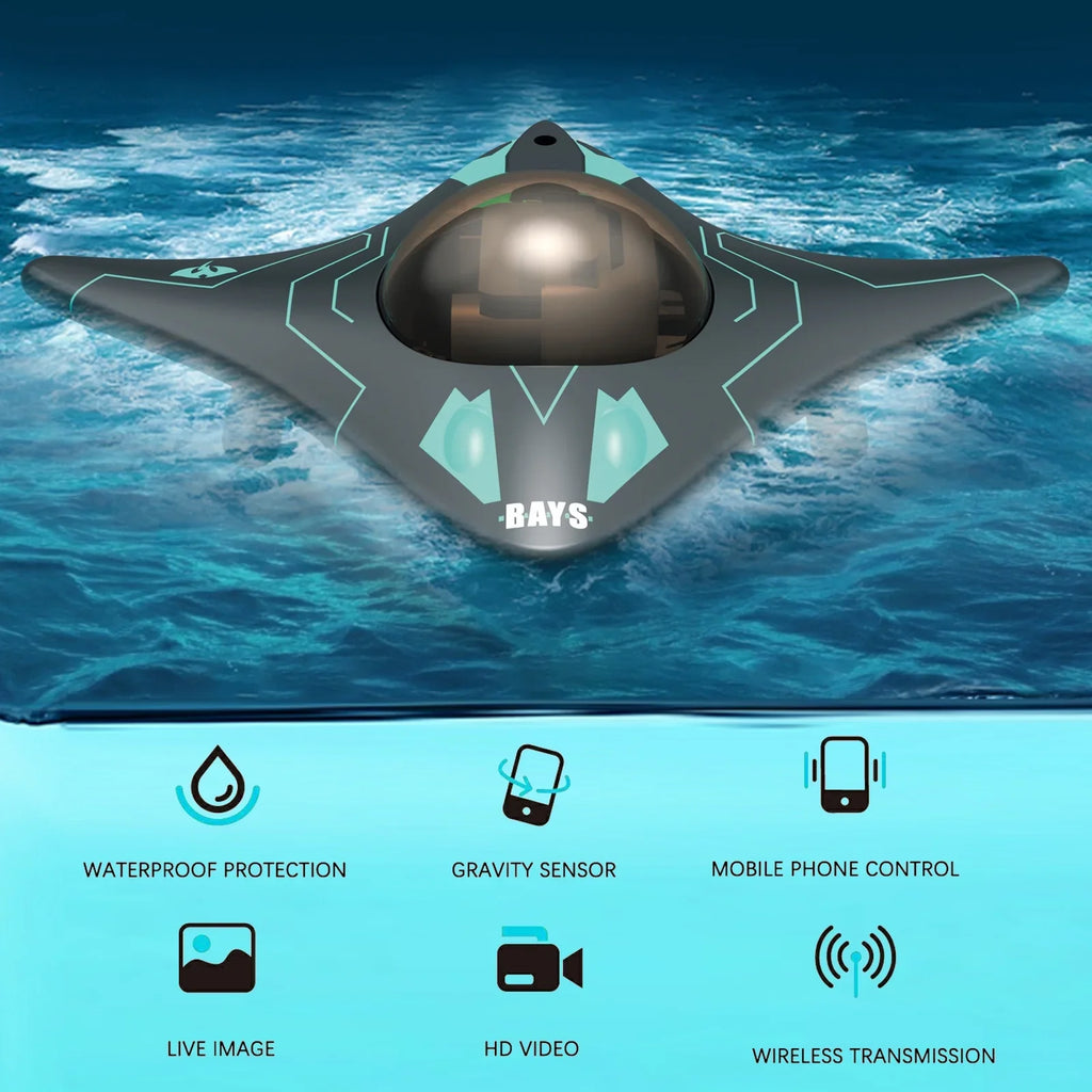 moobody for Toy Children Black WiFi Control Boat Remote