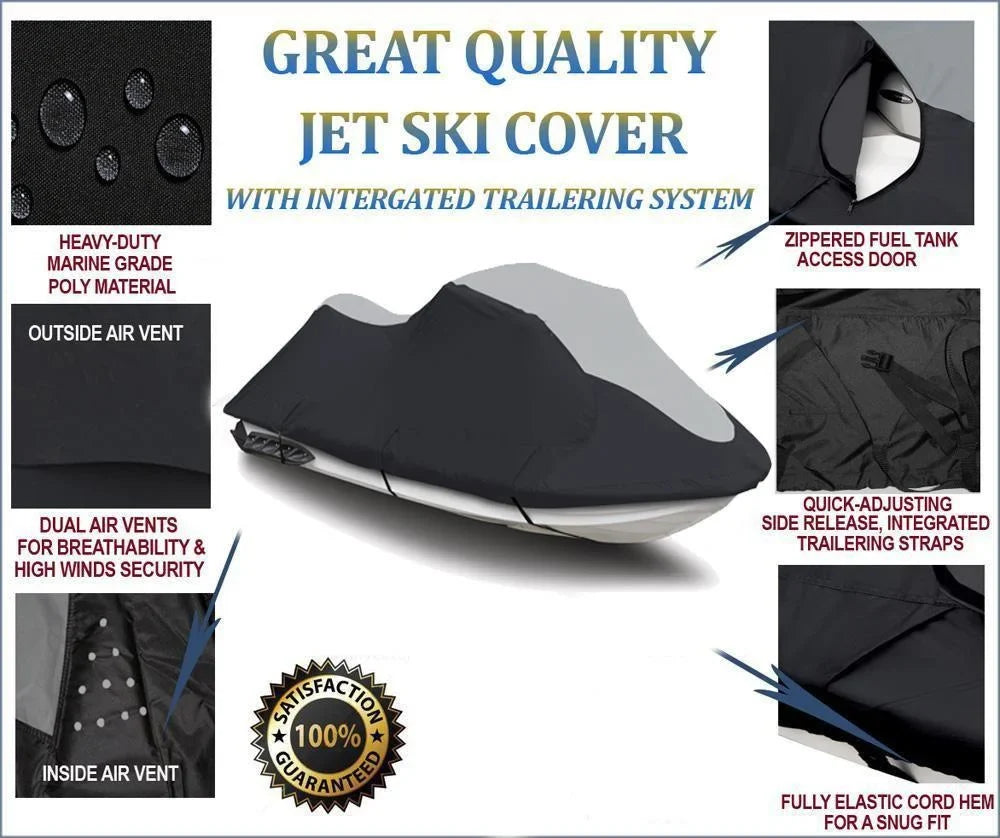 785 SLX Cover PWC JET Compatible HEAVY-DUTY 1-2 1999 SUPER Seater for Pro 600D Polaris SKI 1998 1997