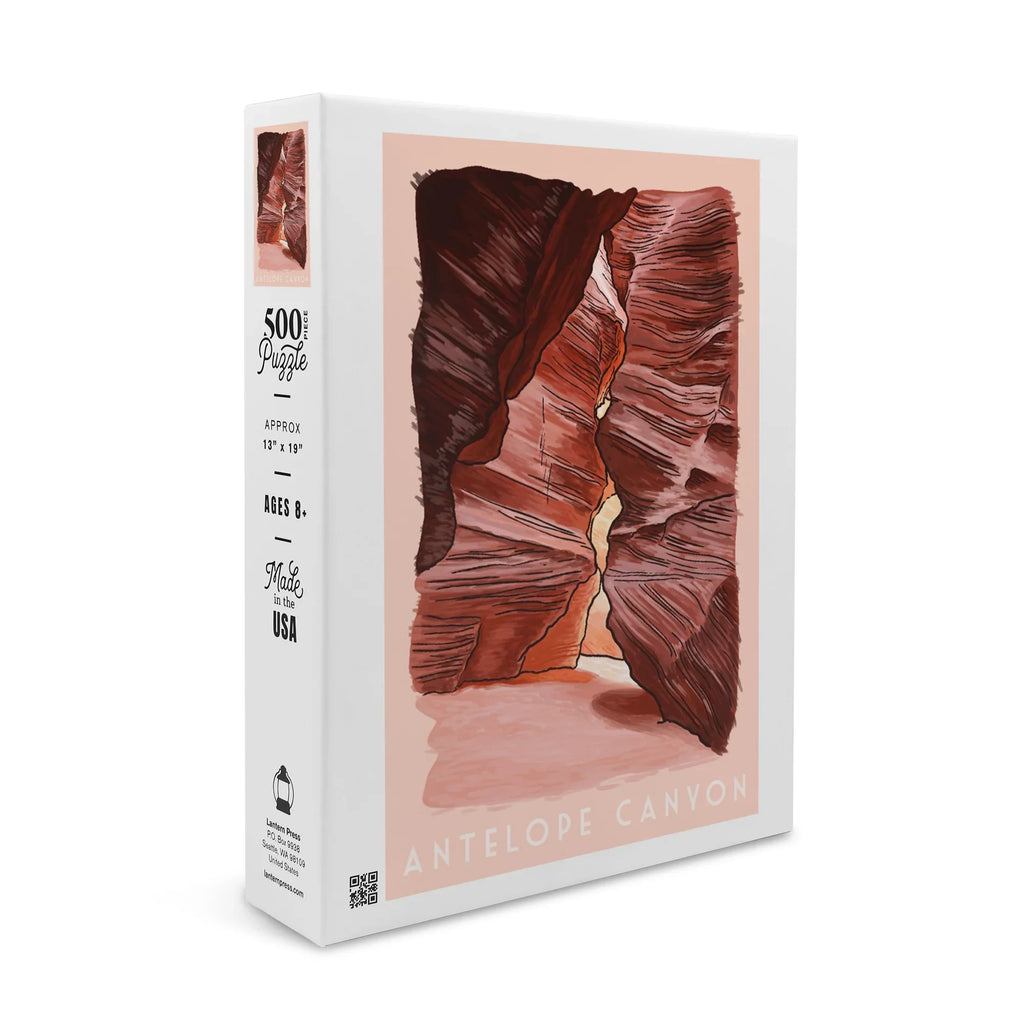 in Premium Piece for Jigsaw 500 (19x27 Family, inches, Antelope Puzzle Arizona, Canyon and Made Adults USA)
