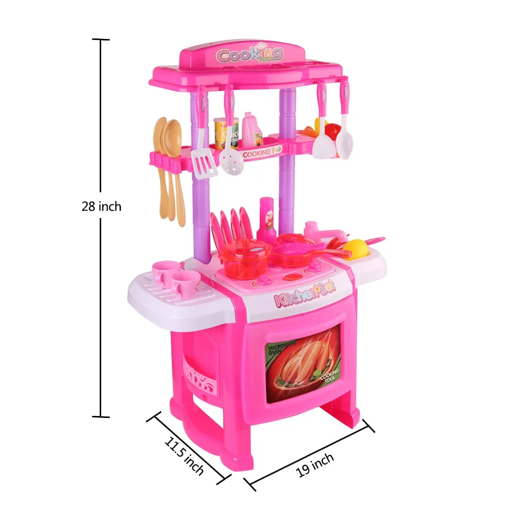 Set Pretend Cups, Cooking with Food, Pots Play Little Pans and Kitchen Utensils, Chef's