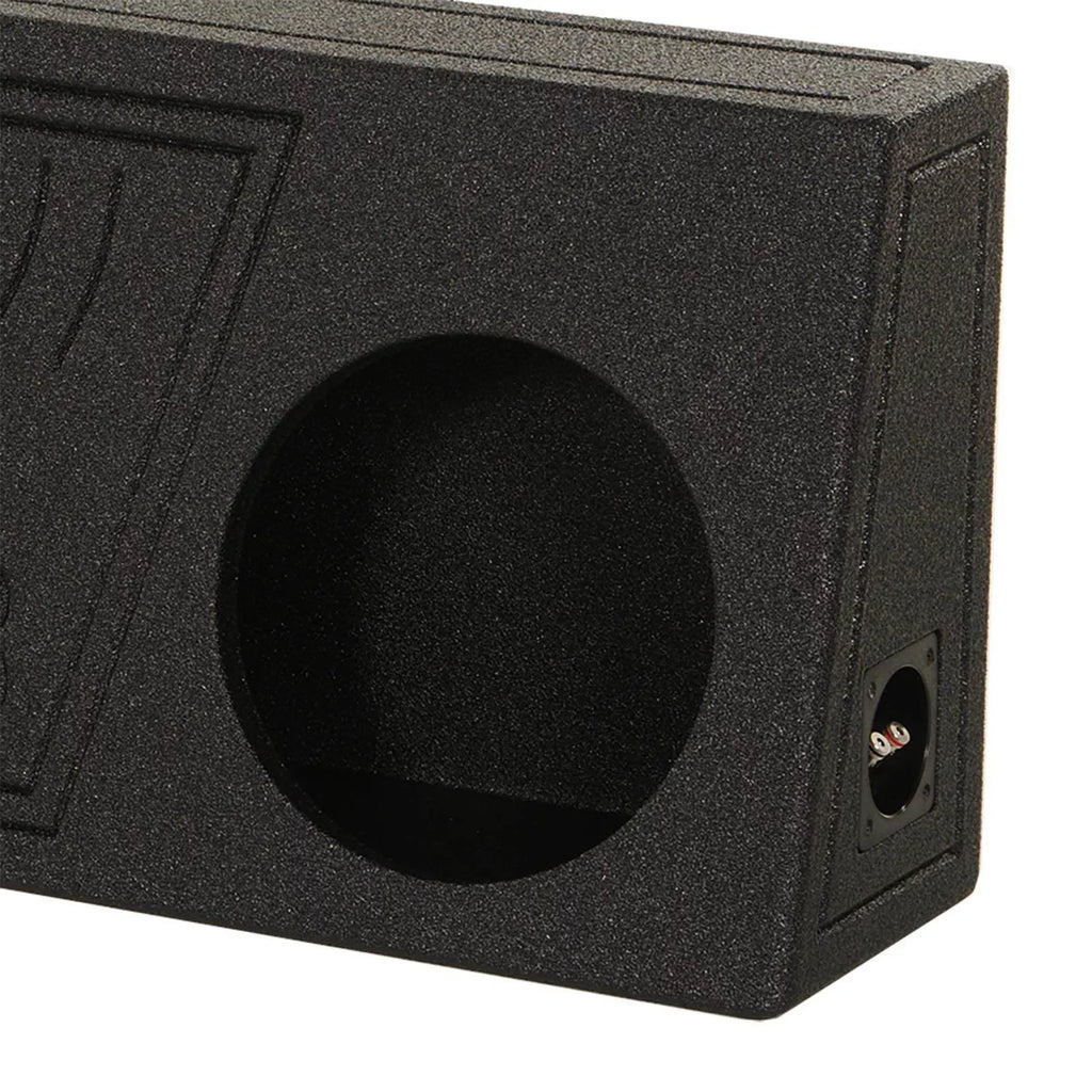 10" Pack) Box Black Subwoofer (2 Vented QBomb Single Spray QPower with Bedliner