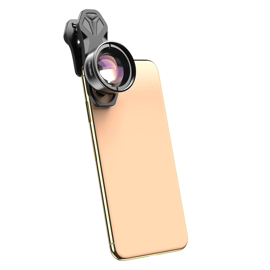 Aluminum External Shooting Lens Accessory Optical HD Distance Cellphone Multi-Layer 40MM-70MM Coated Macro Camera Detachable Clip Lens 4K Alloy
