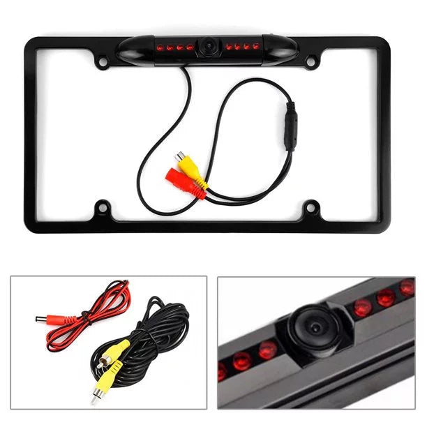 License DNX693S DNX-693S Black Backup Camera Plate for Rearview Waterproof Kenwood