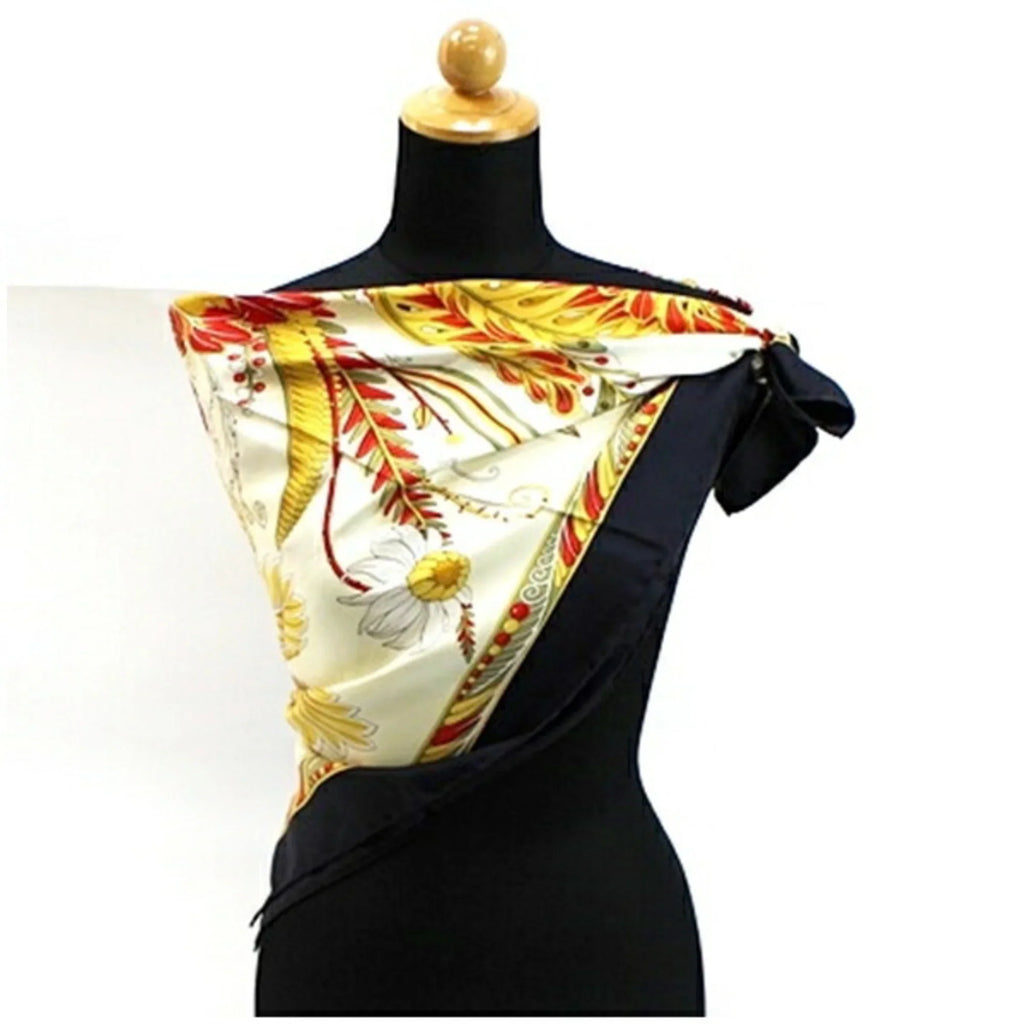 Ferragamo Scarf Black Women's Multicolor x (Good) Muffler Salvatore Pre-Owned