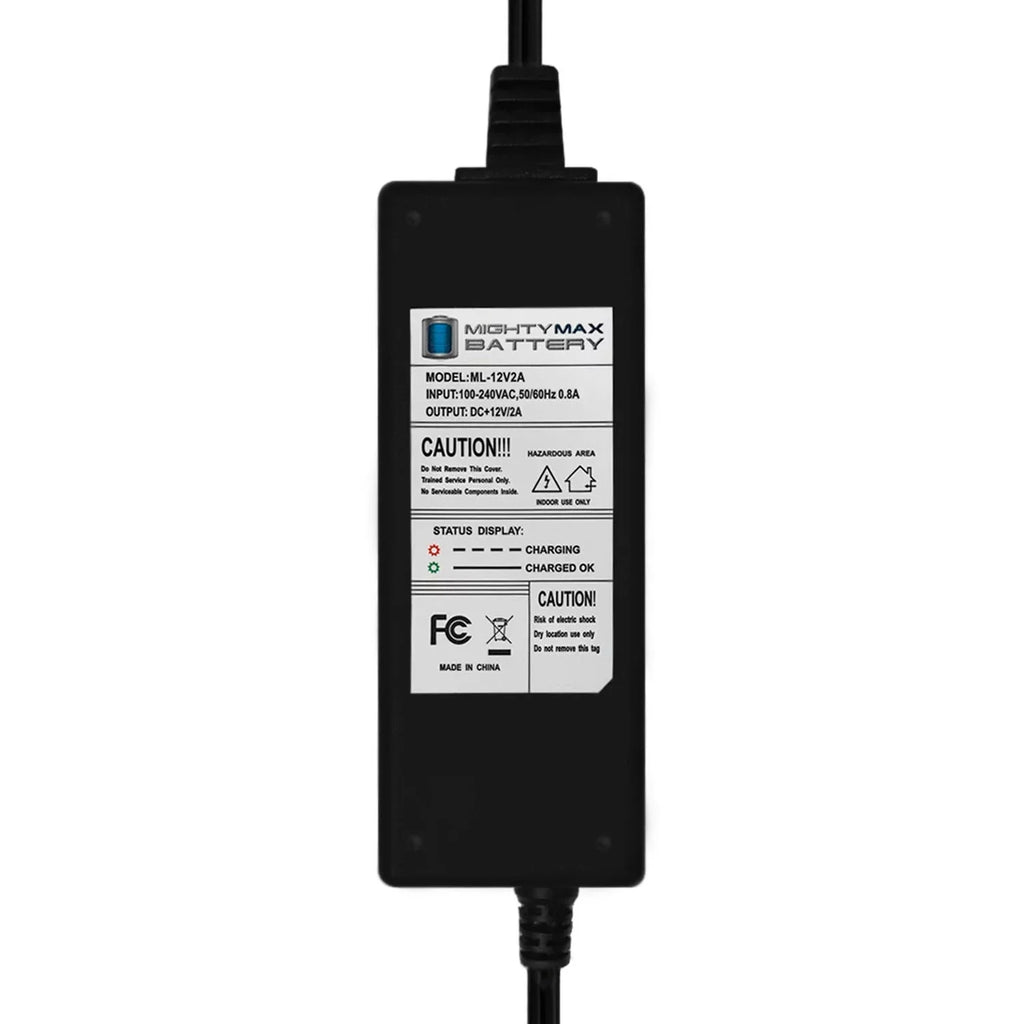12V 12V Amigo Mobility CHARGER-MAINTAINER 7A Battery for 2A Travelmate