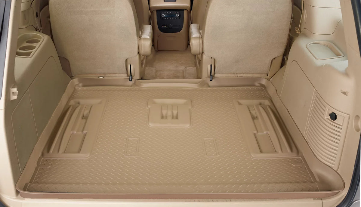 Double 4Runner Cargo by Husky Liner Black Compatible Series Style Cargo Stack option Tray Toyota Cargo with 2003-2009 Classic area RealTruck with