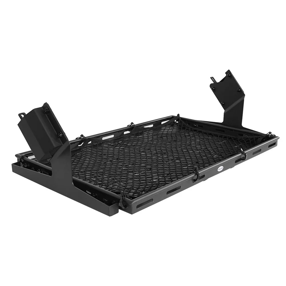 Rack 2021-2023 Cargo Road Rear Basket Black Box Luggage 4-Door Ford Bronco Hooke Fit