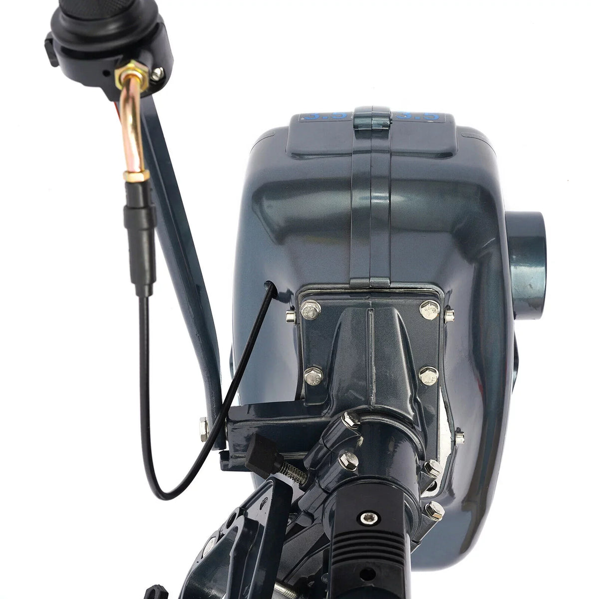 Boat HP System Engine Fishing Boat with 3.5 Outboard Water Motor Engine Cooling 2-Stroke