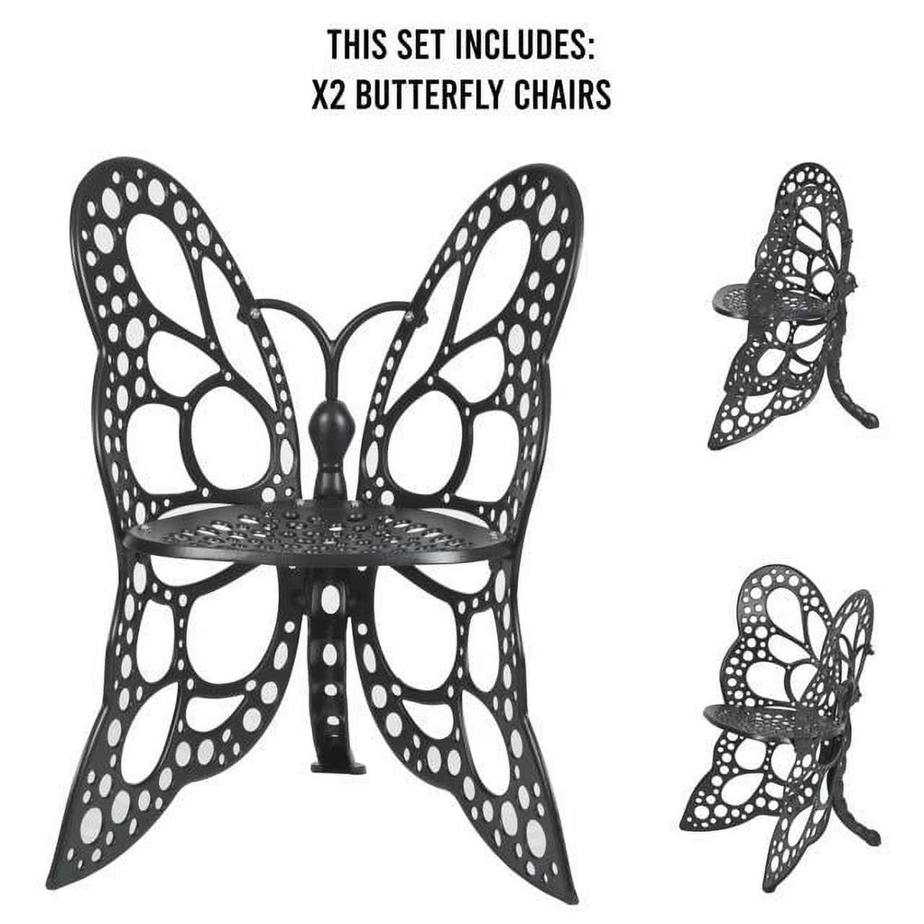 Deluxe Butterfly Set FlowerHouse - Black Garden