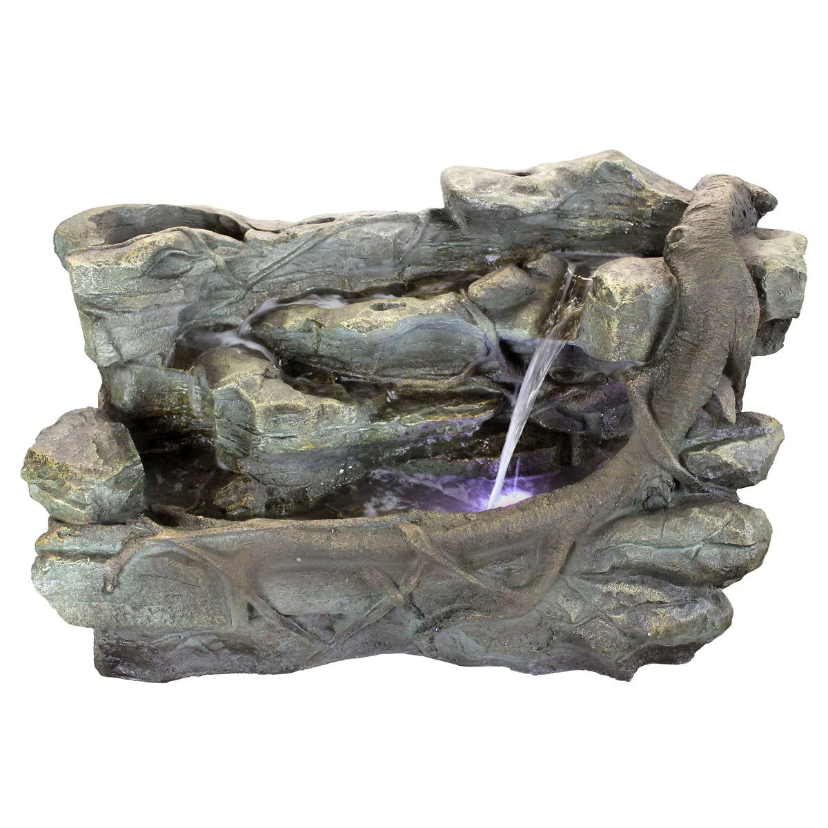 Fountain Staggered Toscano Canyon Design Cascading Rock Garden