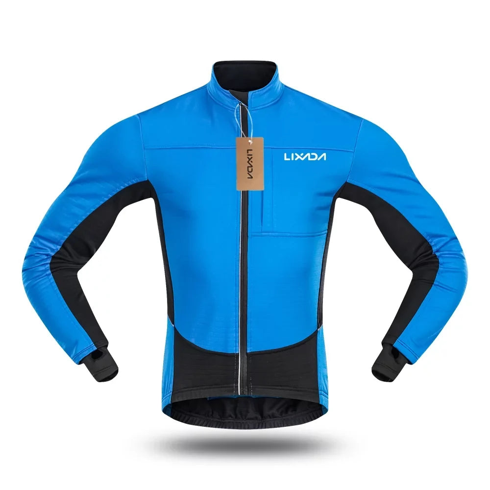 Thermal Coat Cycling Fleece for Men's Windproof Bicycle Running. Jacket, and Polar Lixada