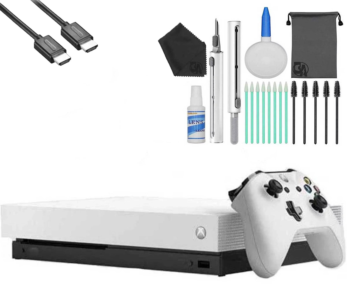 Kit One with Microsoft Console Cleaning White Gaming HDMI X Xbox 1TB