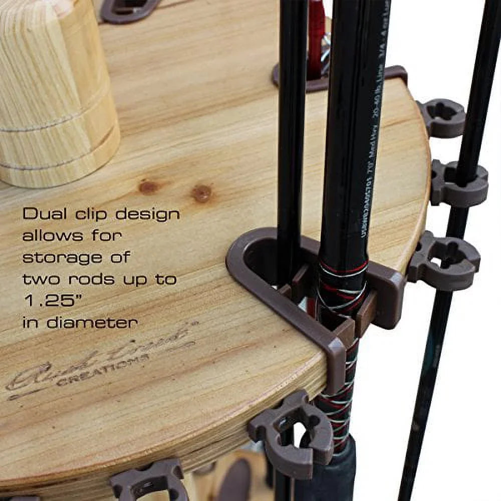Spinning Round Creek Rush Rack Rod Fishing 30 Creations
