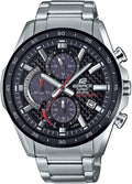 Steel Casio Men's Stainless Chronograph Solar-Powered Watch EQS-900DB-1AVCR Edifice