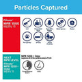 13.81 AC x 24.81 dimensions Filter, Allergen 0.81) MPR Air Furnace Filtrete 1000, 14x25x1, x 6-Pack (exact Defense, Micro