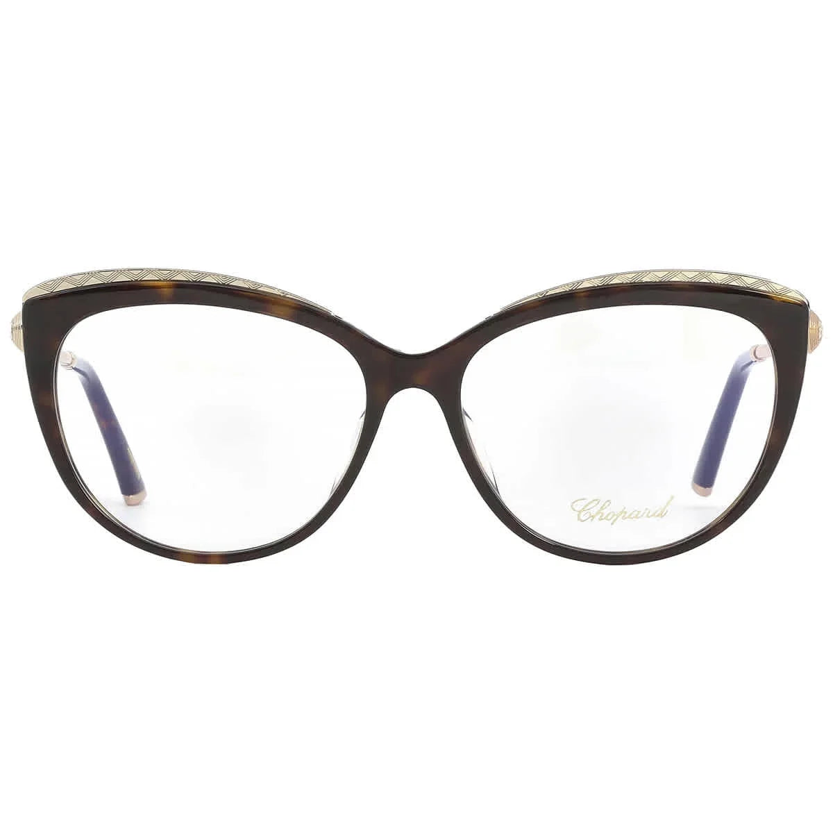 Rim Chopard Dark Eyeglasses VCH276S Women's 0722 Havana Full