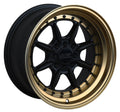 20et 4x100/4x114.3 Wheel Flat / Black 002.5 15x8 Bronze Lip XXR