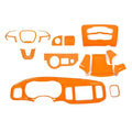 Dash Trim Center Kit Teledu Orange Console Set 17x Panel Cover