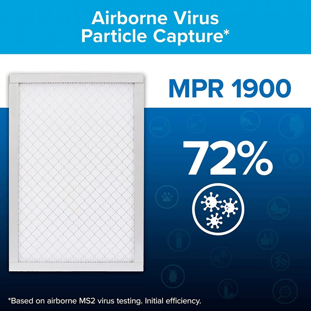 13.81 Ultimate Filtrete AC Allergen, (exact Air 19.81 dimensions 6-Pack 14x20x1, Furnace Filter, MPR 0.78) x Living 1900, Healthy x
