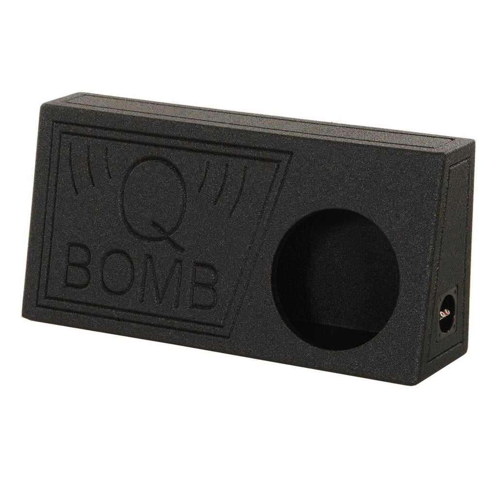 10" Pack) Box Black Subwoofer (2 Vented QBomb Single Spray QPower with Bedliner