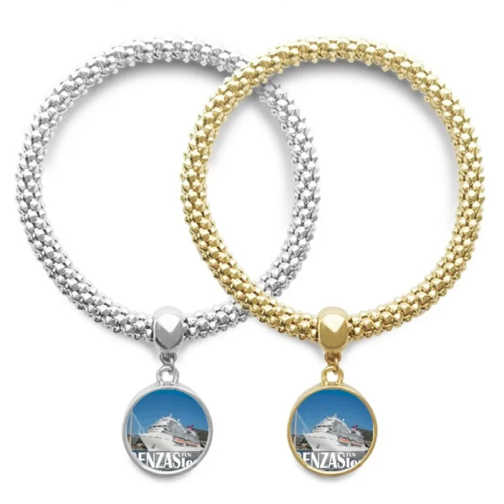 Pendant Giant Couple Jewelry Bangle Luxury Bracelet Lover Poster Chain Ship Cruise