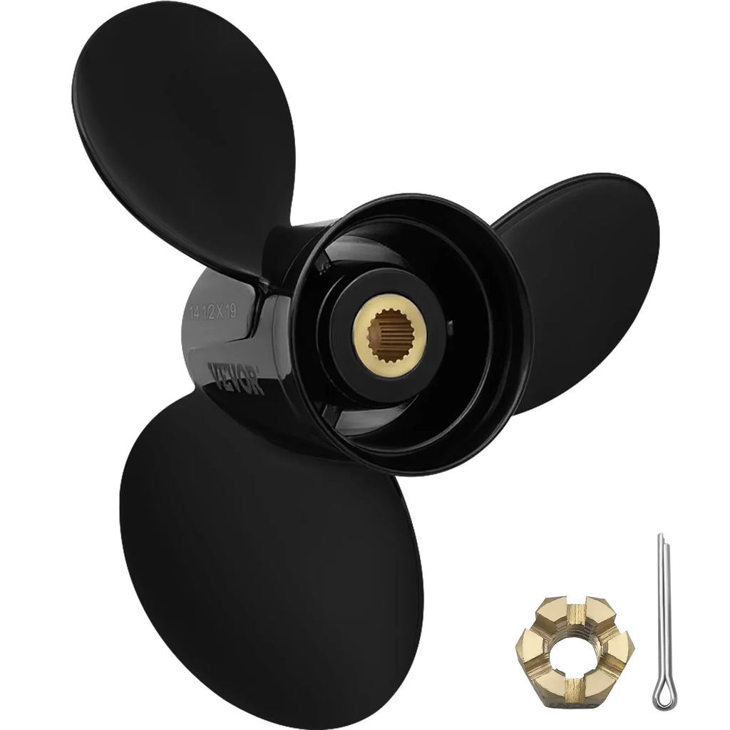 14.5" Outboard Engine, Boat Spline VEVOR 3-Blade 19 Aluminium 3817468, Penta Teeth SX with Propeller Outboard Right-handed x Compatible & OEM Sterndrives Propeller, Propeller, for 19" Volvo Replace