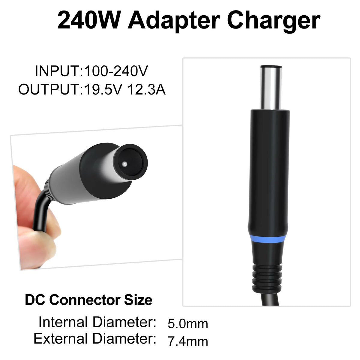 M11X Dell M6800 M15 M6700 AC M17X Alienware R4 Dell R2 15 Laptop Adapter M14X G7 17 R1 G5 M6500 R3 Precision M6400 240W 7710 7540 M17 M4300 Power 180W Supply Cord R5 Charger for G3 Fit