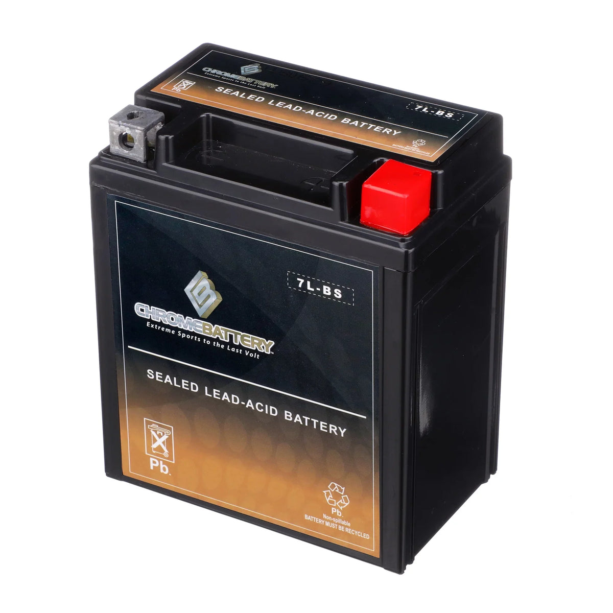 Kawasaki Battery Battery Cca) Atv Ytx7l-bs Ah, 450cc 2009 12 Volts,6 Chrome (7l-bs for 75 Kfx450r