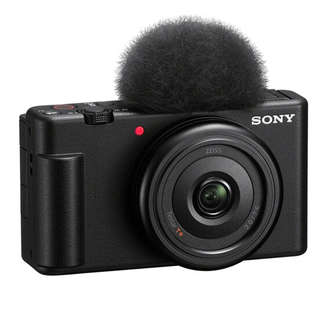 Bundle Memory ZeeTech Vlogging ZV-1F Sony 128GB Accessory + + Card SanDisk (Black) Camera with Tripod