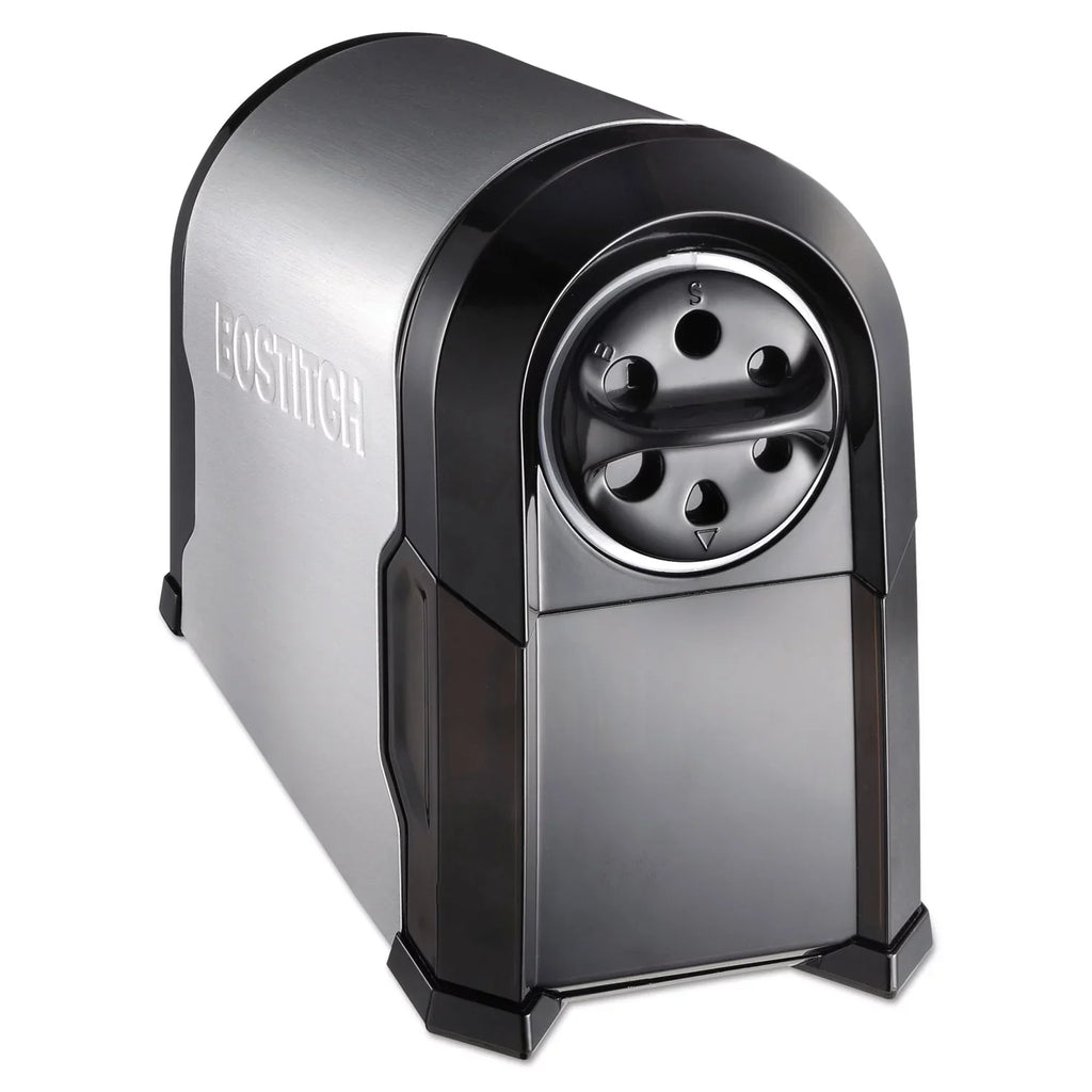 Bostitch 9", Glow Pencil 10.63" X 6.13" Stanley Super Commercial Black/silver Sharpener, Pro Electric X Ac-powered,