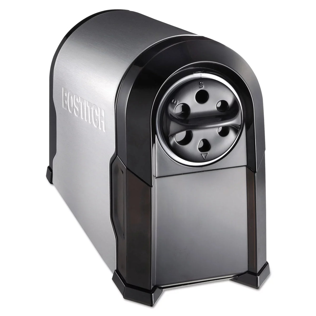 Bostitch 9", Glow Pencil 10.63" X 6.13" Stanley Super Commercial Black/silver Sharpener, Pro Electric X Ac-powered,