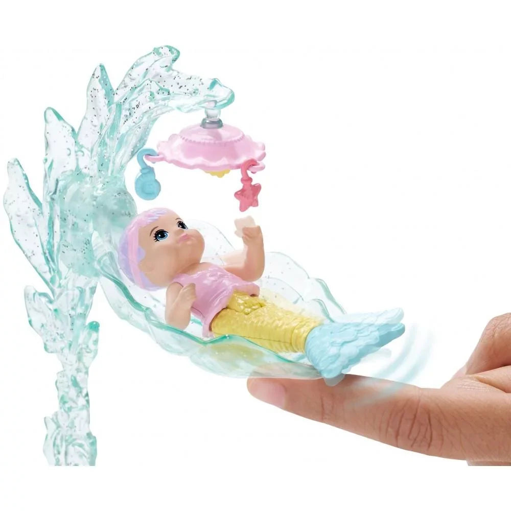 Mermaid Barbie Merbaby & Mertoddler Dreamtopia Doll, Playset