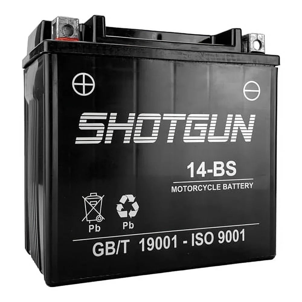 Battery Yamaha - Replacement For Powersports 2007 PZ50FX Phazer 2007 YTX14-BS Shotgun FX